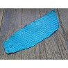 Peau de cuir de tilapia paillettes fines - Bleu - Cuirenstock