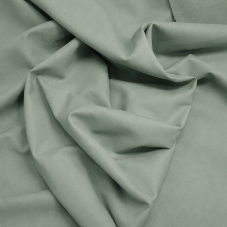 Demi-peau de cuir de veau lisse - Vert de gris - A - Cuir en Stock