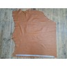 Morceau de cuir de vache grainée - Brun automnal - B - Cuir en stock