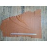 Morceau de cuir de vache grainée - Brun automnal - A - Cuir en Stock