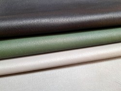 Lot de 3 peaux de cuir stretch - diverses couleurs - Cuir en Stock