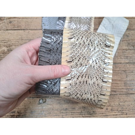 2 peaux de cuir de serpent - F - Cuir en Stock