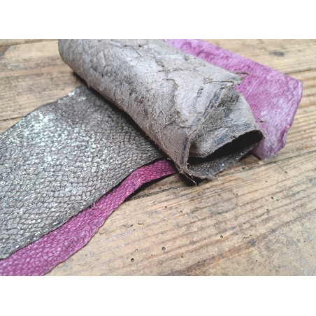 2 peaux uniques - Cabillaud - Cuir en Stock