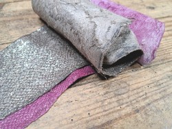 2 peaux uniques - Cabillaud - Cuir en Stock