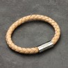 Attache magnétique pour bracelets - Nickelé - 8mmx22mm - Cuirenstock