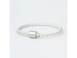 Attache magnétique T pour bracelets - Nickelé - 7mmx17mm - Cuirenstock