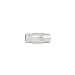 Attache magnétique petit T - Nickelé - 6mmx18mm - Cuirenstock