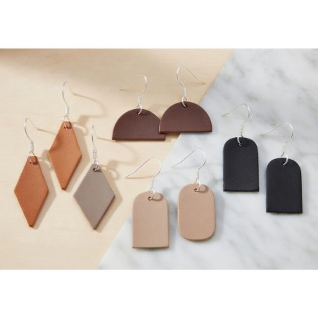 Lot de 2 crochets de Boucles d’Oreilles - Nickelé - Cuirenstock