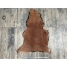Peau de mouton laine frisée double face - BRUN - Cuir en Stock