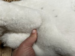 Peau de mouton lainé - CHOIX ÉCART - A - Cuir en Stock