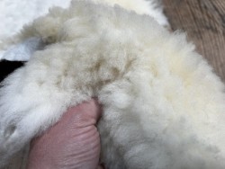 Peau de mouton lainé - CHOIX ÉCART - B - Cuir en Stock