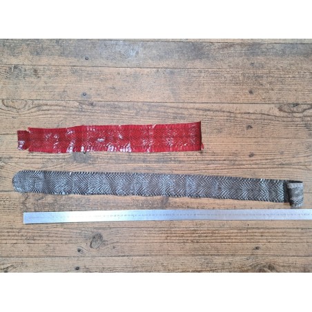 2 peaux de cuir de serpent - E - Cuir en Stock