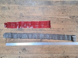 2 peaux de cuir de serpent - E - Cuir en Stock