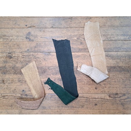 3 peaux uniques - Saumon - A - Cuir en Stock