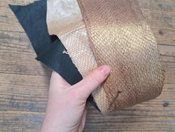 3 peaux uniques - Saumon - A - Cuir en Stock
