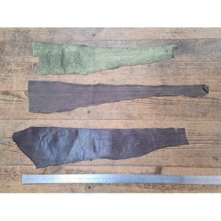 3 peaux uniques - Saumon - E - Cuir en Stock
