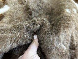 Peau de mouton lainé - CHOIX ÉCART - F - Cuir en Stock