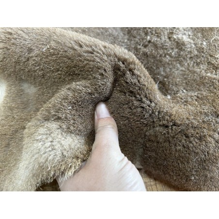Peau de mouton lainé - CHOIX ÉCART - L - Cuir en Stock