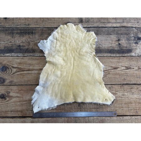 Peau de mouton lainé - CHOIX ÉCART - L - Cuir en Stock