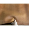 Croûte de cuir de vache tannage végétal cirée – brun rouge - Cuir en Stock