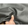 Demi-peau de cuir de vache grainé - Noir mat - A - Cuir en Stock