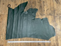 demi peau de cuir de veau - vert anglais - cuirenstock