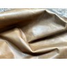 Demi-peau de cuir de vachette pullup ciré - Brun - A - Cuir en Stock