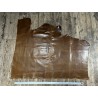 Demi-peau de cuir de vachette pullup ciré - Brun - C - Cuir en Stock