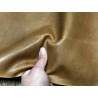 Demi-peau de cuir de vachette pullup ciré - Brun - C - Cuir en Stock