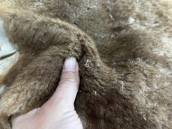 Peau de mouton lainé - CHOIX ÉCART - P - Cuir en Stock