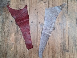 2 peaux uniques - Cabillaud - Cuir en Stock