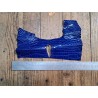Peau de crocodile bleu - Cuir en Stock