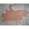 Morceau de cuir de taurillon pleine fleur -Marron gold - Cuirenstock