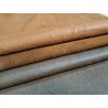 Lot de 3 peaux de cuir stretch - diverses couleurs - Cuir en Stock