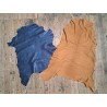 Lot de 2 peaux - Cuir d'agneau et de chèvre -i- Bonne affaire