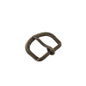 Boucle demi D - bronze - 20 mm - Cuir en Stock