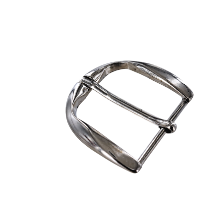 Boucle de ceinture carrée - Nickelé - 40mm- Cuirenstock