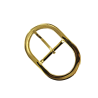 Boucle de ceinture ovale laiton - 40 mm - bouclerie - accessoire - cuir en Stock