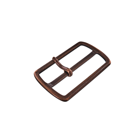 Boucle de ceinture rectangulaire couleur cuivre - 40 mm