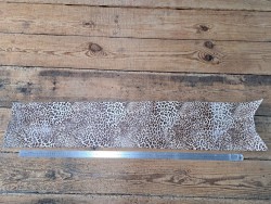 Morceau de cuir de double croupon - Léopard - Cuir en Stock