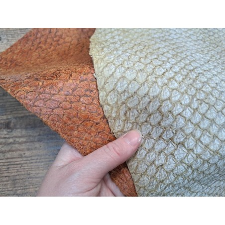 2 peaux uniques - Perche du Nil - H - Cuir en Stock