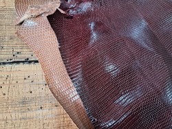 Lot de 2 peaux de cuir de lézard - D - Cuirenstock