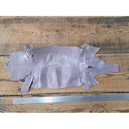 Lot de 2 peaux de cuir de lézard - E -  Cuirenstock