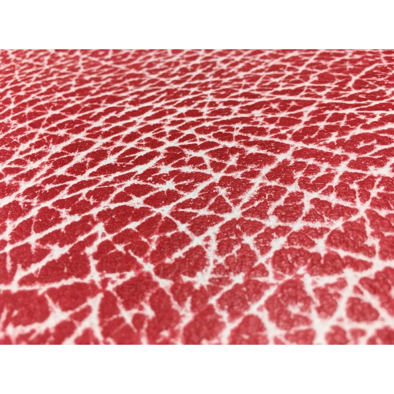Peau de cuir de buffle gros grains rouge cuir en stock Peau de cuir de buffle gros grains rouge cuir en stock