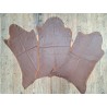 Lot de 3 peaux de cuir stretch - Marron - Bonne affaire