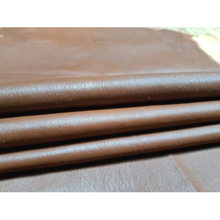 Lot de 3 peaux de cuir stretch - Marron - Bonne affaire