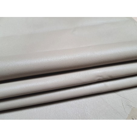 Lot de 3 peaux de cuir stretch - Gris plume