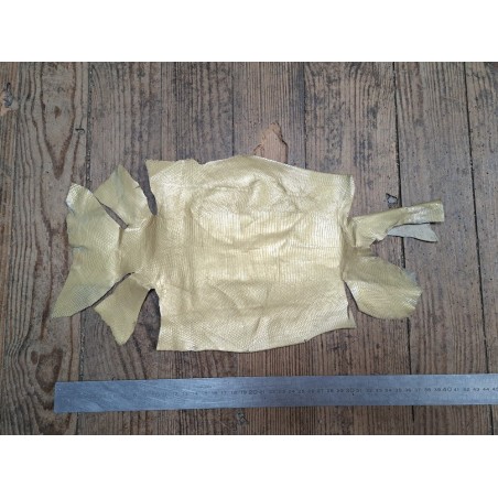 Lot de 2 peaux de cuir de lézard - A - Cuirenstock
