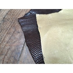 Lot de 2 peaux de cuir de lézard - A - Cuirenstock