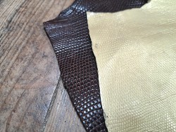 Lot de 2 peaux de cuir de lézard - A - Cuirenstock